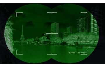Why things look green through night vision goggles?